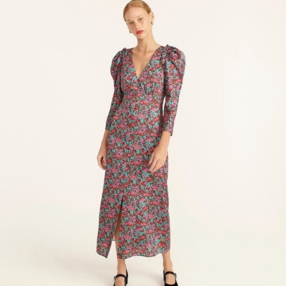 J. Crew Puff Sleeve Dress